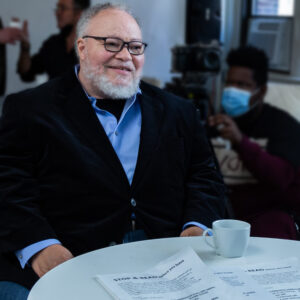 Stephen McKinley Henderson filming the Legacy Project
